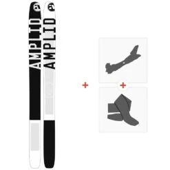 Ski Amplid A 10/30 191 2015 + Fixations De Ski Randonnée + Peaux