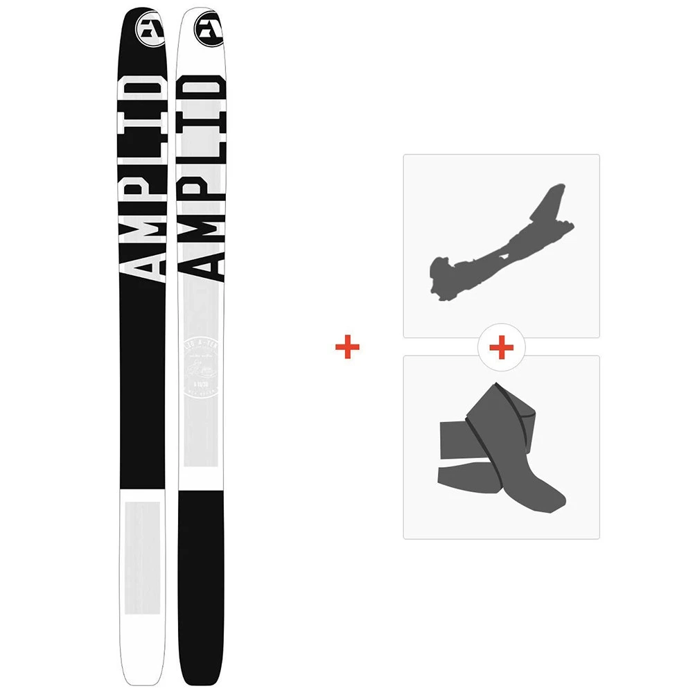 Ski Amplid A 10/30 191 2015 + Fixations De Ski Randonnée + Peaux 3 Ski Amplid A 10/30 191 2015 + Fixations De Ski Randonnée + Peaux