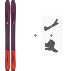 Ski Atomic Vantage W 107 C Berry/Red 2020 + Fixations De Ski Randonnée + Peaux