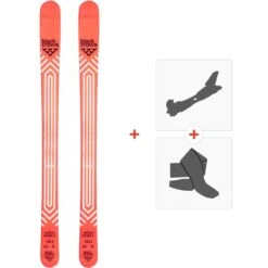 Ski Black Crows Camox Jr Birdie 2022 + Fixations De Ski Randonnée + Peaux