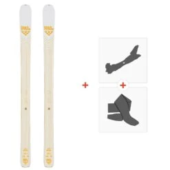 Ski Black Crows Orb Birdie 2021 + Fixations De Ski Randonnée + Peaux