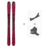 Ski Blizzard Black Pearl 97 Flat 2022 + Fixations De Ski Randonnée + Peaux