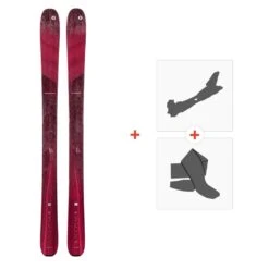 Ski Blizzard Black Pearl 97 Flat 2022 + Fixations De Ski Randonnée + Peaux