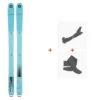 Ski Blizzard Zero G 095 Flat Blue 2022 + Fixations De Ski Randonnée + Peaux -Quick Lange Magasin ski blizzard zero g 095 flat blue 2022 fixations de ski randonnee peaux
