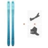 Ski Blizzard Zero G 95 Flat Blue 2021 + Fixations De Ski Randonnée + Peaux -Quick Lange Magasin ski blizzard zero g 95 flat blue 2021 fixations de ski randonnee peaux