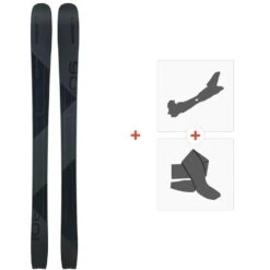Ski Elan Ripstick 106 Black Edition 2020 + Fixations De Ski Randonnée + Peaux
