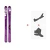 Ski Faction Agent 100W 2017+ Fixations Randonnée + Peau -Quick Lange Magasin ski faction agent 100w 2017 fixations randonnee peau