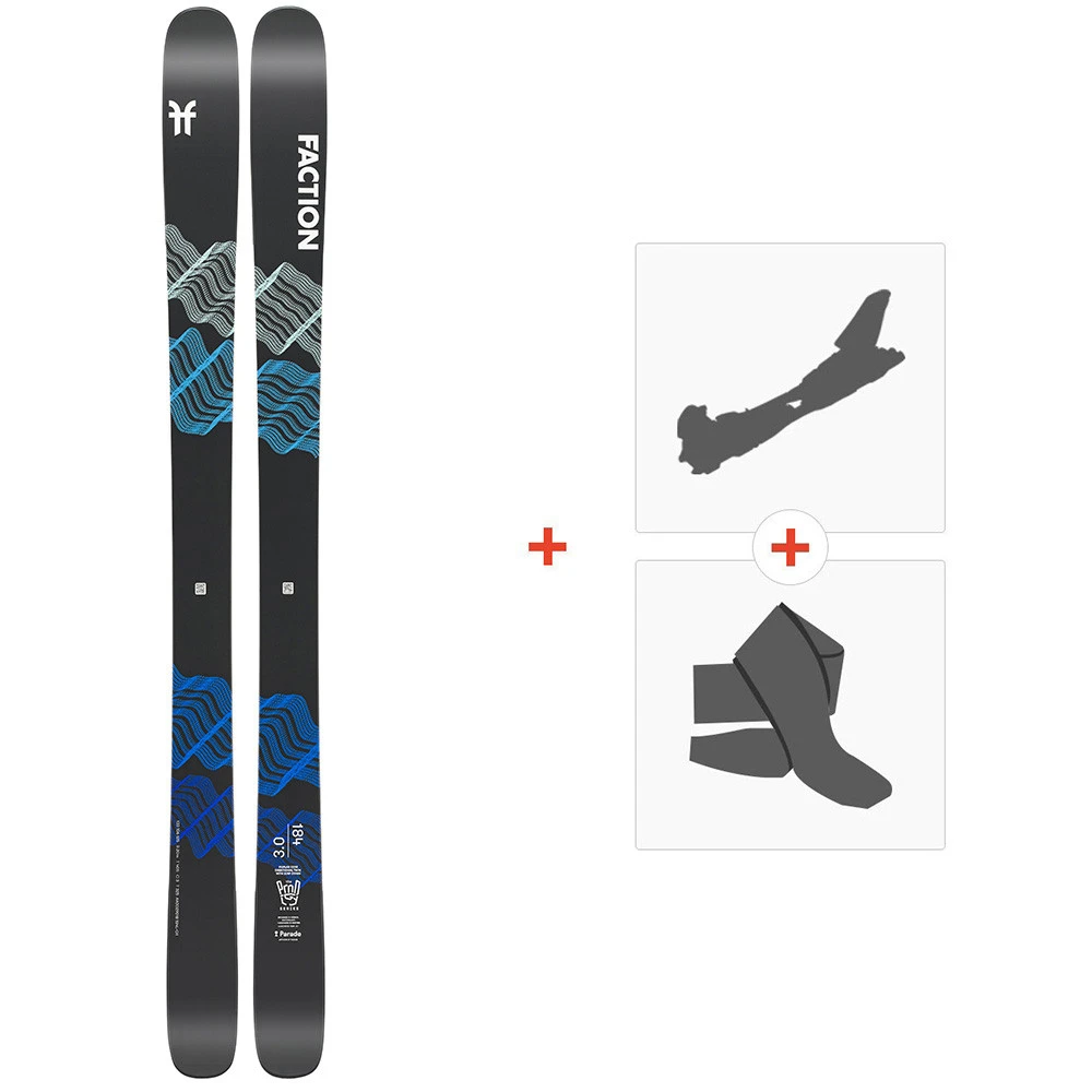Ski Faction Prodigy 3.0 2022 + Fixations De Ski Randonnée + Peaux 3 Ski Faction Prodigy 3.0 2022 + Fixations De Ski Randonnée + Peaux