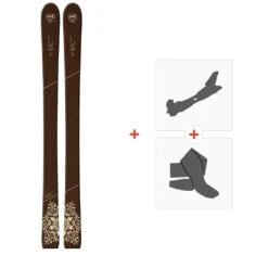 Ski Goodboards Lupi Tip Rocker 2019 + Fixations De Ski Randonnée