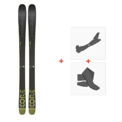 Ski Head Kore 93 Grey 2021 + Fixations De Ski Randonnée + Peaux