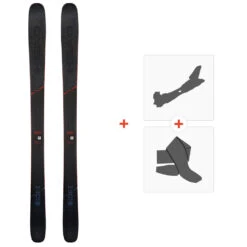 Ski Head Kore 99 Grey 2020 + Fixations De Ski Randonnée + Peaux