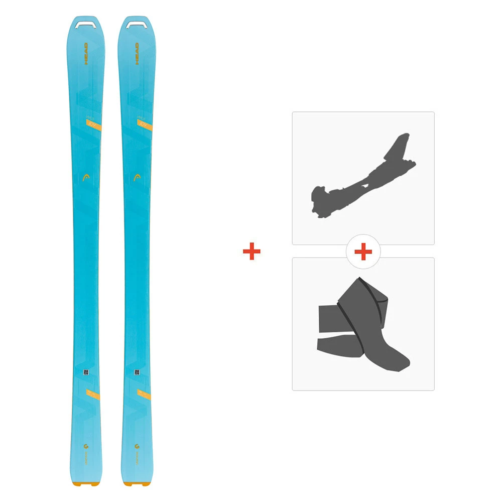 Ski Head Wild Joy 2019 + Fixations De Ski Randonnée + Peaux 3 Ski Head Wild Joy 2019 + Fixations De Ski Randonnée + Peaux