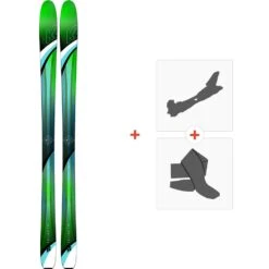 Ski K2 Fulluvit 95 Ti 2019 + Fixations De Ski Randonnée
