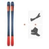 Ski K2 Mindbender 90 C 2021 + Fixations De Ski Randonnée + Peaux -Quick Lange Magasin ski k2 mindbender 90 c 2021 fixations de ski randonnee peaux