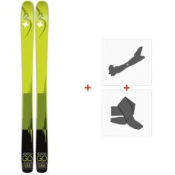 Ski Movement Go Titanal 109 2020 + Fixations De Ski Randonnée + Peaux