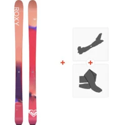 Ski Roxy Shima 90 2020 + Fixations De Ski Randonnée + Peaux