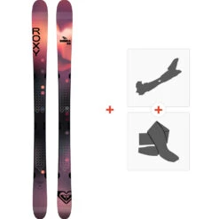 Ski Roxy Shima 90 2021 + Fixations De Ski Randonnée + Peaux