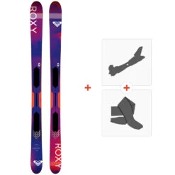 Ski Roxy Shima All Mountain Flat 2019 + Fixations De Ski Randonnée + Peaux
