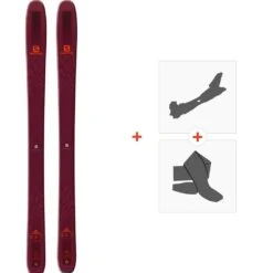 Ski Salomon N QST 106 2019 + Fixations De Ski Randonnée