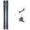 Ski Salomon N QST 99 Dark Blue 2021 + Fixations De Ski Randonnée + Peaux -Quick Lange Magasin ski salomon n qst 99 dark blue 2021 fixations de ski randonnee peaux
