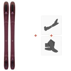 Ski Salomon N QST Lumen 99 2019 + Fixations De Ski Randonnée + Peaux