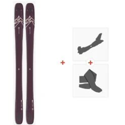 Ski Salomon N QST Lumen 99 2021 + Fixations De Ski Randonnée + Peaux
