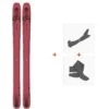 Ski Salomon N QST Stella 106 Pink/Black 2021 + Fixations De Ski Randonnée + Peaux -Quick Lange Magasin ski salomon n qst stella 106 pink black 2021 fixations de ski randonnee peaux
