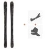 Ski Salomon N Stance 102 Black/Gray 2022 + Fixations De Ski Randonnée + Peaux -Quick Lange Magasin ski salomon n stance 102 black gray 2022 fixations de ski randonnee peaux