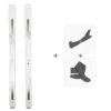 Ski Salomon N Stance W 94 White/Black 2023 + Fixations De Ski Randonnée + Peaux -Quick Lange Magasin ski salomon n stance w 94 white black 2023 fixations de ski randonnee peaux