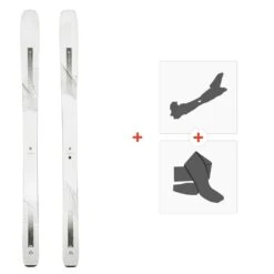Ski Salomon N Stance W 94 White/Black 2023 + Fixations De Ski Randonnée + Peaux